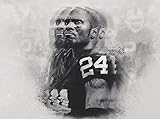 NFL Oakland Raiders Charles Woodson Legends 24x18 Football Poster Authentic Team Spirit Store Product