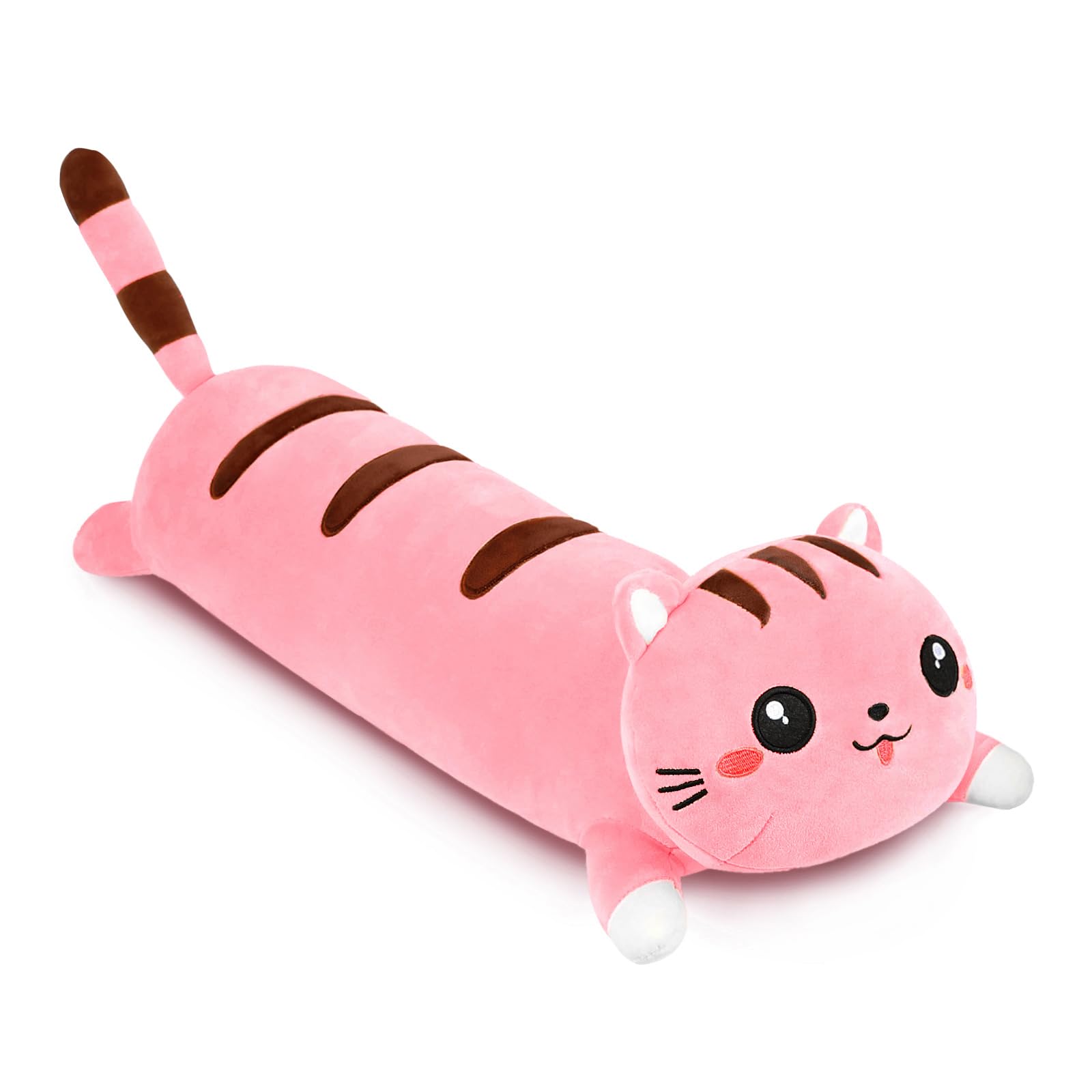 AFAN Long Cat Plush Cute Cat Body Pillows Kawaii