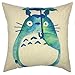 YOUR SMILE-Totoro Cotton Linen Throw Pillow Covers Decorative 18 x 18