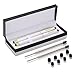 iDream365 Stylus for Touch Screens,3 in 1 Stylus for All Capacitive Screen Device Smartphones,Tablets PC(Extra 2 Refills+8 Rubber Tips) with Gift Box-Pearl White/Gold
