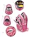 Tinksky Flowers Pattern Backpacks for Girls Elementary School Students Book Bag Pink