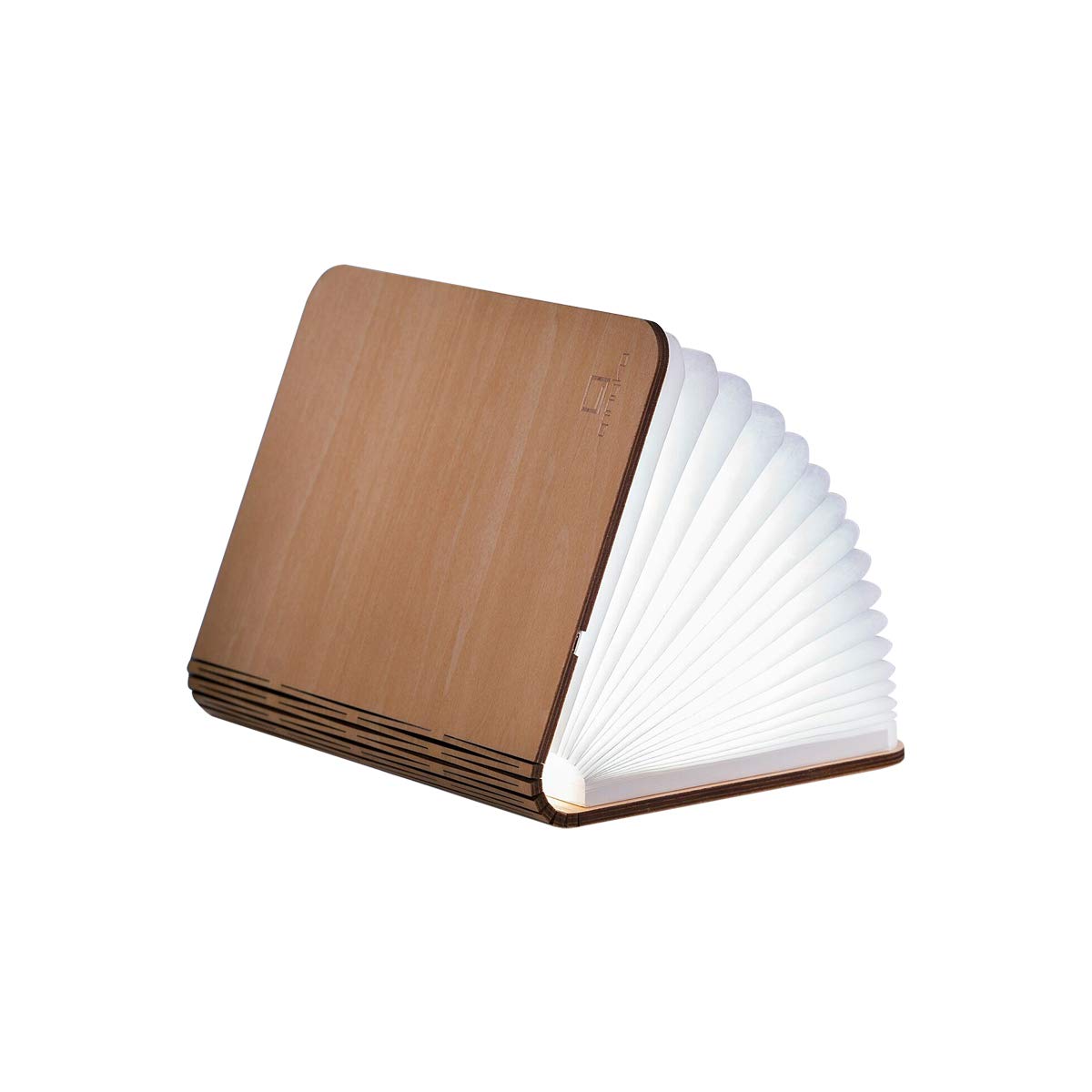 Gingko Smart Book Light (Wooden Finish) (Mini, Maple)