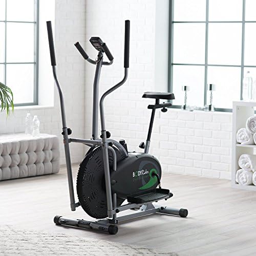 Top Rated Best Selling Affordable Total Body Workout Dual Elliptical Exercise Trainer Bike System- Excellent Craftsmanship Portable Versatile Lightweight- Steel Frame Electronic Monitoring System