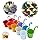 Set Di 10 Vasi Da Fiori Colorati Da Appendere In Metallo, Con Foro Di Drenaggio E Gancio, Per Balcone E Giardino, Diametro 10 Cm