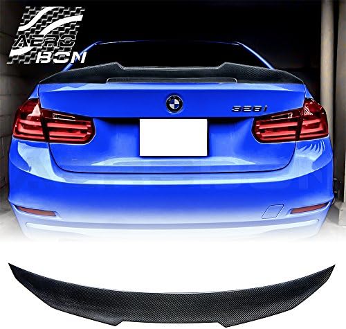 2013-2018 BMW 3 Series F30 M3 F80 Real Carbon Fiber Rear Trunk Spoiler, AeroBon Style