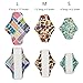 Angelhood 10 Pcs Reusable Sanitary Pads | Washable Cloth Menstrual Pads | Bamboo Sanitary Napkins | Panty Liners with Waterproof Bag for Comfort and Support(3×S,4×M,3×L)