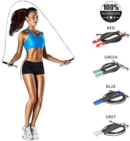 Cardio Skipping Speed Rope Lightweight Adjustable Jump Hop MMA Exercise & Fitness Training ropes