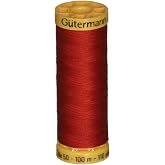 Natural Cotton Thread 110 Yards-Bright Red