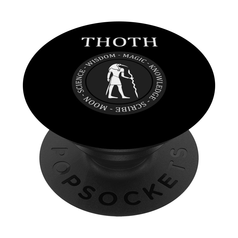 Thoth Ancient Egyptian God of Wisdom and Magic PopSockets Swappable PopGrip