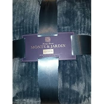 Monte and Jardin Velvet Sherpa Blanket