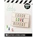 Heidi Swapp Lightbox Letters Inserts - White Bold, Multi-Color Bold, and Black - 3 Alphabet Sets - 150 Inserts