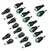RGBZONE 10-Pack Male & Female BNC/DC Power Connector Adapter