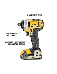 DCK280C2 20 volts máx litio 1.5 Ah compacto para taladro y atornillador de impacto combo kit