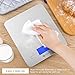 Etekcity Large Food Scale Digital Kitchen Weight Grams and Ounces for Baking and Cooking Stainless Steel, Blue Display