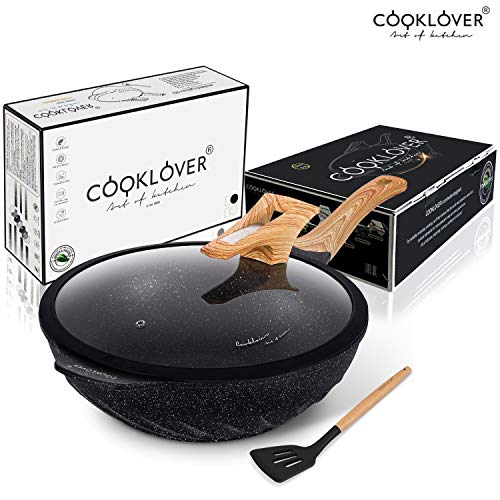 Chinese Wok Nonstick Diecasting Aluminum Dishwasher Safe Scratch