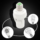 Xcellent Global Infrared Motion Light Sensor Socket PIR Automatic LED Lights Switches E27 Lamp Holder Screw Bulb Socket LD120