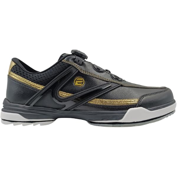 thumbnail image 2 of Hammer Razor Men's Bowling Shoes – Left Hand, Black/Grey, Breathable Mesh (Size 13) 2 of 13