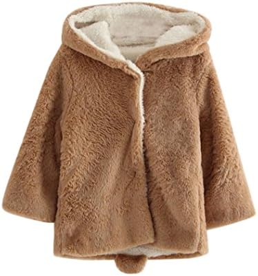 Kids 4-7Years Coat Outwear, TRENDINAO Toddler Boys Girls Hooded Warm Tops Clothes