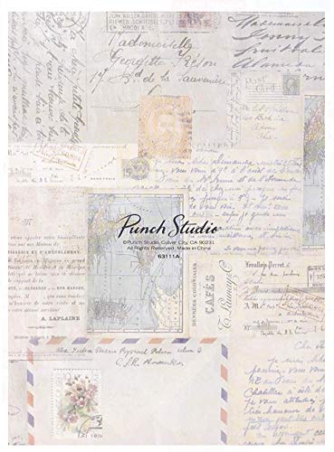 Punch Studio DIY Ephemera Collection Create a Card Kit (63111), Makes 12 Custom Cards