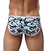 TIAOBU US Men's Camouflage Bikini Underwear Panty Briefs Size Medium Blue Camouflage