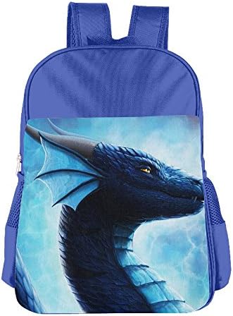 JING ZHONDA Cool Blue Dragon Kids Backpacks Cool Children Bookbag School Bag Durable Daypack Travel Camping Backpack For Boys And Girls