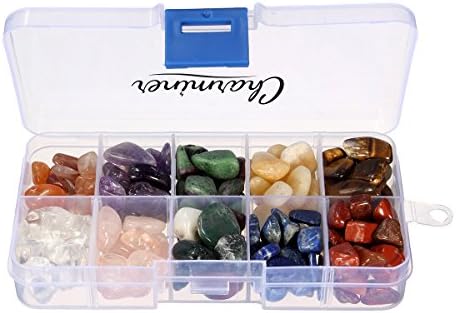 Amazon.com: Cristal de cuarzo, 1/2 libra mezcla de 10 piedras: cristal rojo. Amatista, gema roja y verde, ágata amarilla, ojo de tigre, turquesa, cuarzo rosa, aceitunas verdes, lapislázuli, ágata roja, cristales naturales