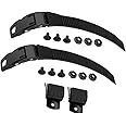 SAUYRASY 1Pair Rollerblade Replacement Straps Inline Skate Strap Replacement Inline Roller Skate Straps with Screws Nuts For Men Women Kids