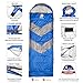 Sleeping Bag Outdoor Camping Extra Wide - Bonus Pillow - for Men Women & Adults 210T Ripstop Compact Envelope Sleeping Bag - Ideal for All Year Long–Available in Two Colors and Different Thickness