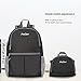 ProCase 20L Ultra Lightweight Packable Backpack Foldable Durable Water Resistant Travel Hiking Daypack Nylon Shoulder Bag for Outdoor Camping Cycling Gym –Black