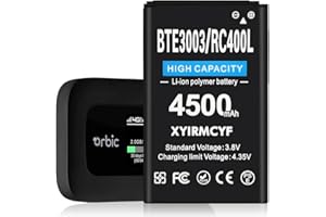 XYIRMCYF BTE-3003 Battery (2024 New Upgrade), 4500mAh High Capacity Battery for BTE-3003 Verizon Orbic RC400L ORB400LB Mobi Hotspot