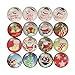 Zicome Set of 16 Refrigerator Magnets for Christmas Party Favor Gifts