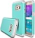 S7 case, Kaptron Galaxy S7 Case - Double Tone Dual Layer Hybrid Defender Case for Samsung Galaxy S7 (Mint + Grey)