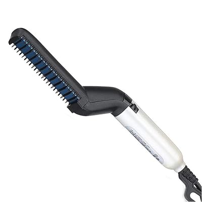 Tame Finish Beard Straightener Quick Hair Styler for Men Father Electric Hair Comb Straightener Holiday Father's Day Gift