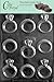 Cybrtrayd W051 Engagement/Wedding Ring Wedding Chocolate Candy Mold with Exclusive Cybrtrayd Copyrighted Chocolate Molding Instructions primary