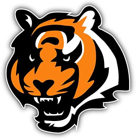 Amazon Com Skyhighprint Cincinnati Bengals Nfl Football Head Logo Sport Decor Vinyl Print Sticker Kitchen Dining