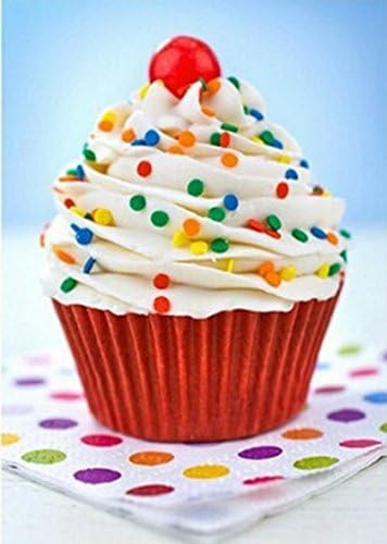 100Pcs Cartoon Teanfa Greaseproof Round Cupcake Paper Cake Cup Holder Muffin Cases