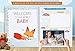 First Year Baby Memory Book. Keepsake Journal, Unisex Photo Album & Scrapbook + 12 Monthly Stickers for Boy & Girl. Perfect Shower Gift For New parents