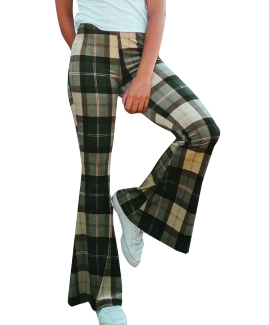 tartan flares