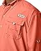 Columbia Men's Bahama II Long Sleeve Shirt, Bright Peach, Small