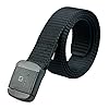 Rockway-Unisex-Nylon-Designer-Belts-with-Pom-Plastic-Buckle-Prevent-Allergy-Water-Resistant-Fishing-Belt-Black
