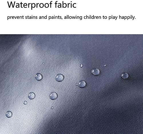 Kids Art Aprons, Kids Premium Painting Smock Apron, Waterproof Play Apron Long Sleeves With Roomy Pockets, Painting, Baking - Image 5