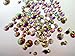 3x 450 pcs 2mm - 6mm Resin Crystal AB round Nail Art Mixed Flatbacks Rhinestones Gems Mix SIZE ~ M1 - 30 [By Zealer]