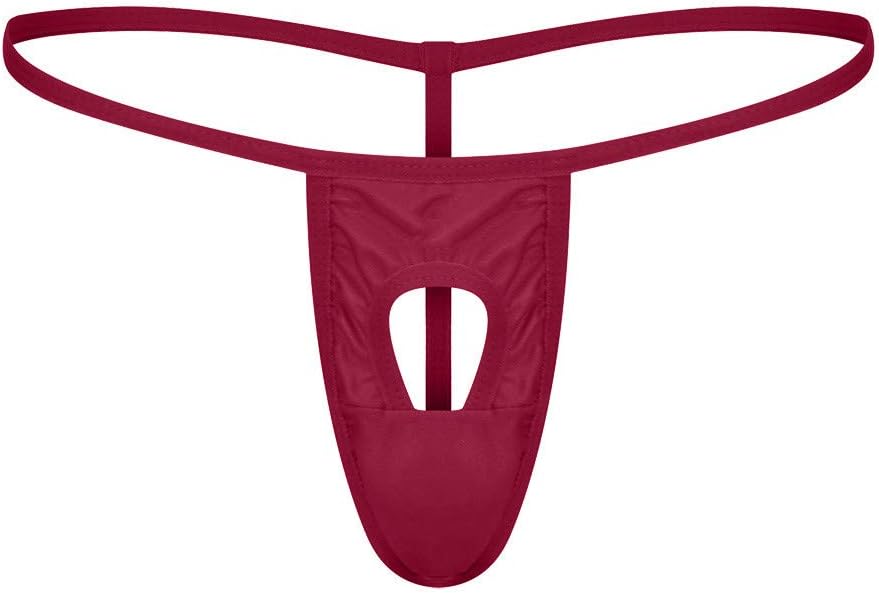 COOLLL Men G-String Open Bulge Pouch Thong Bikini Briefs T-Back Underwear Boxers Panties Underpants Valentine Special Night Gifts for Mens