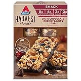 Atkins Harvest Trail Bars, Dark Chocolate Cherry and Nuts, Gluten Free, 5 Count