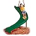 Swing-N-Slide NE 4678-1TB Side Winder Curved Plastic Swing Set Slide for 4' Deck Heights, Green