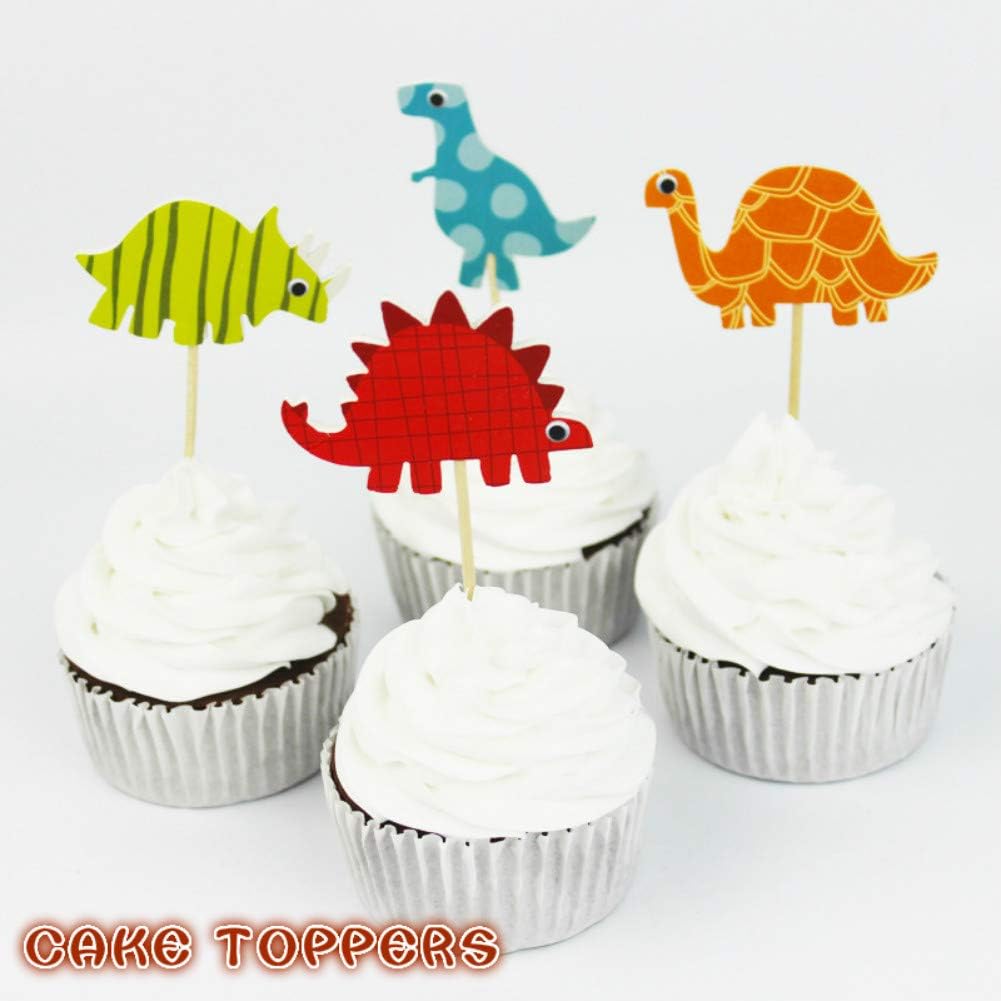 69 Pack Dinosaur Party Supplies Little Dino Party Decorations Set for Kids Birthday Party, Baby Shower, Bridal shower Decorations By REZIPO: Toys & Games