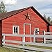 Besti Rustic Barn Star Outdoor Decoration (36”) Large, 3D Metal Farmhouse Decor | Wall-Hanging or Ground Placement | Vintage Americana Decoration | Heavy-Duty Tin
