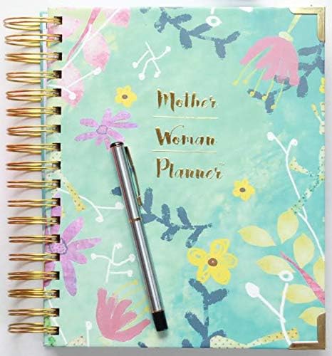 Mother Woman Planner- Mom Planner & Organizer 2020, Diary & Journal for Busy Parents; Undated Planner Daily/Weekly/Monthly Planning Pages 7.5" x 9.5"
