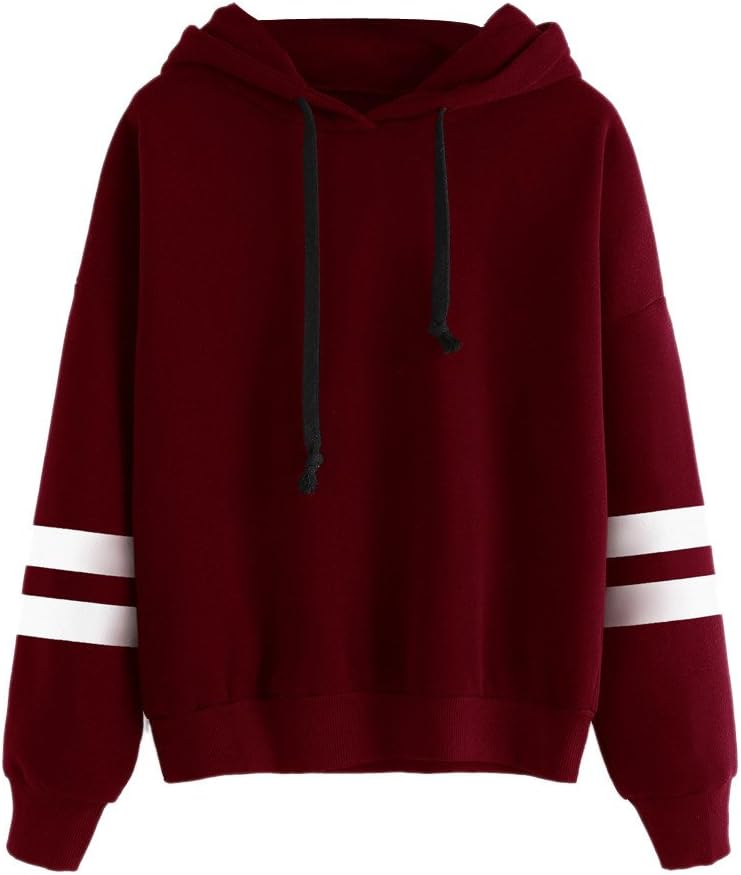 UPLOTER Women Fashion Hoodie Sweatshirt Blouse Jumper Hooded Pullover Tops Jacket