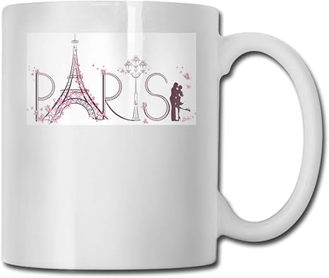 Amazon Co Jp マグカップ カップルをレタリングパリとタワー